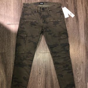 Hudson Colby Ankle Moto Skinny Cargo Jeans Size 27